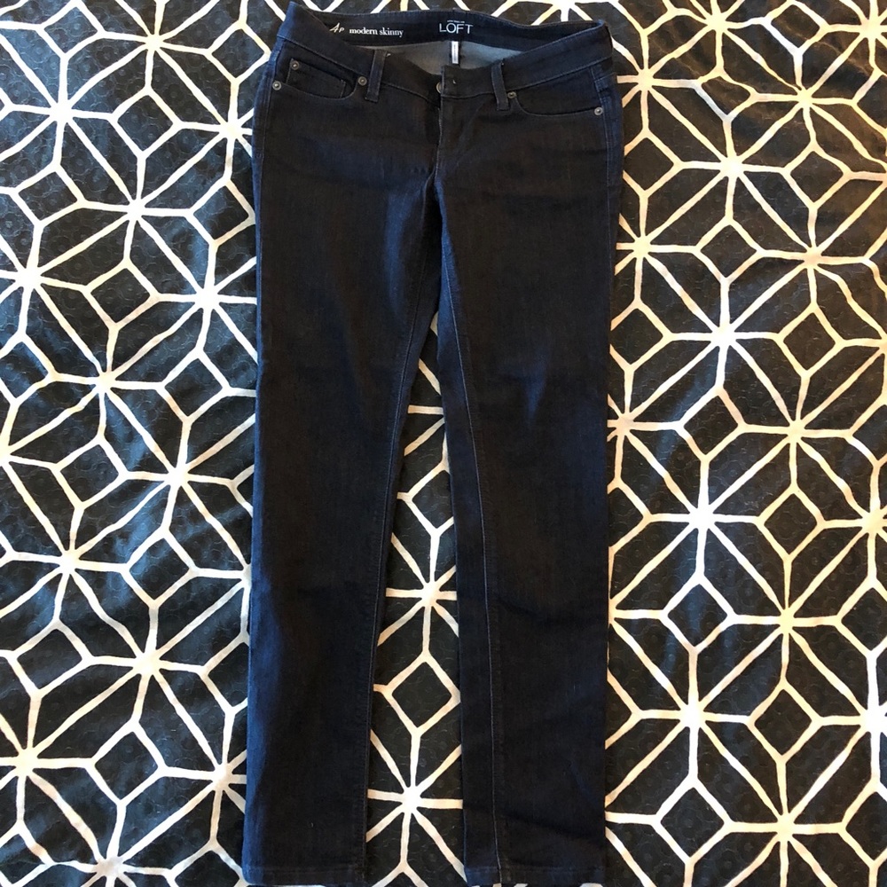 Like new Loft modern skinny jeans
